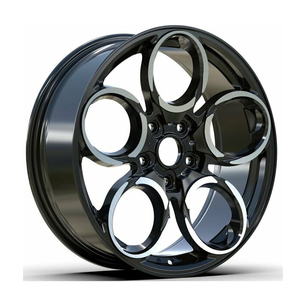 LJA-A1172-08 8.0x18" 5x98 ET40 67.1 Black Jant