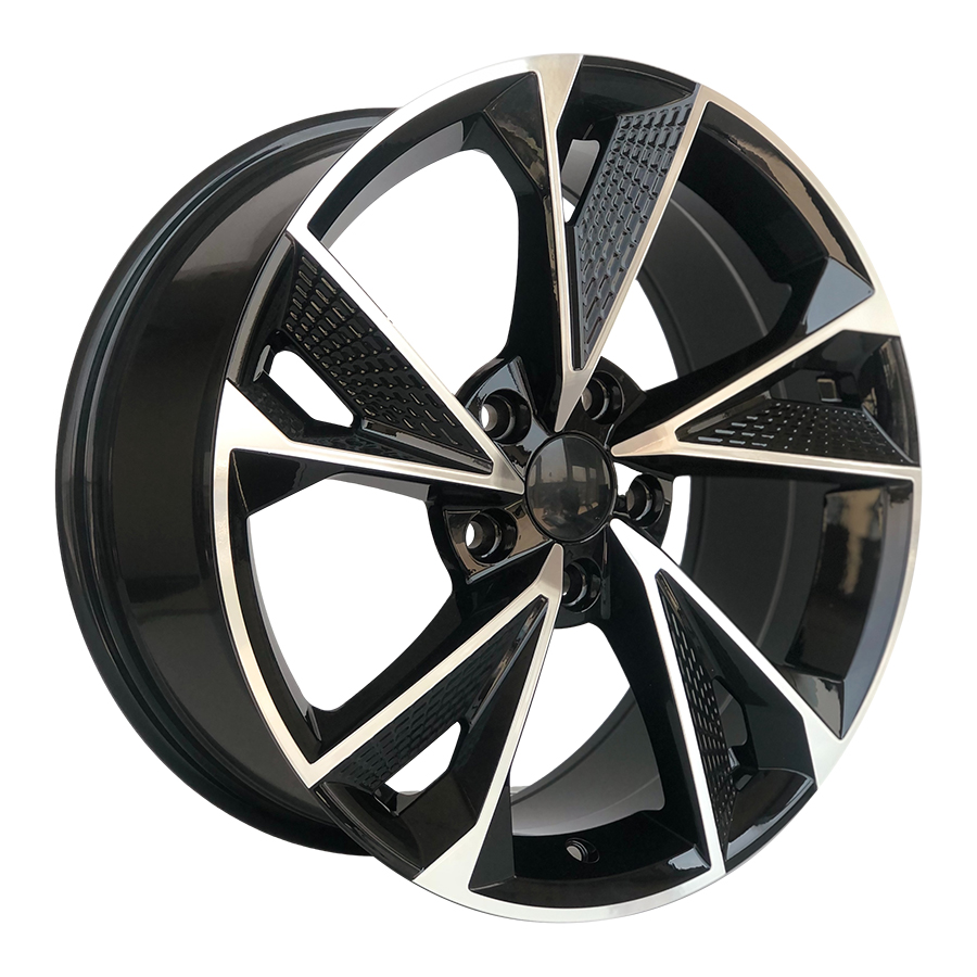 LJA-ADY807-09 7.5x17" 5x114.3 ET35 73.1 Black Machined Jant